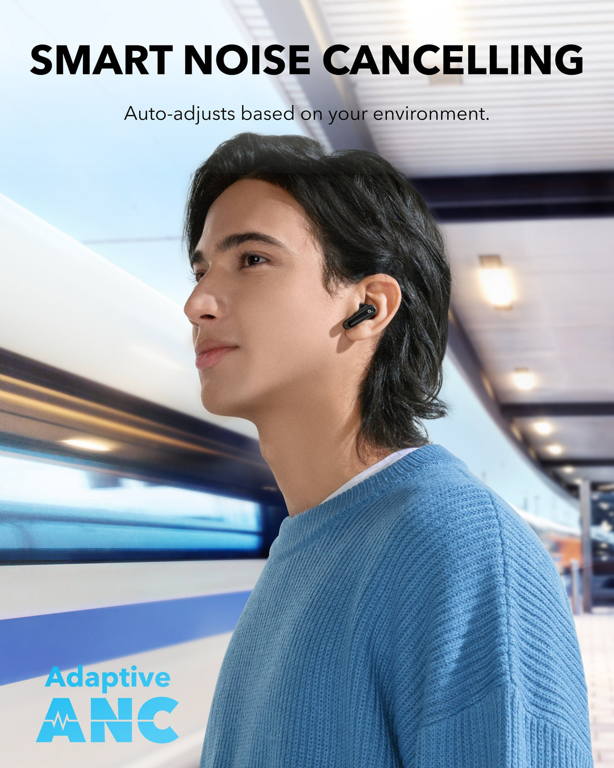 EAN 0194644186883 - Soundcore P40i Auriculares Inalámbrico Dentro de oído Llamadas/Música/Deporte/Uso diario Bluetooth Negro imagen 2