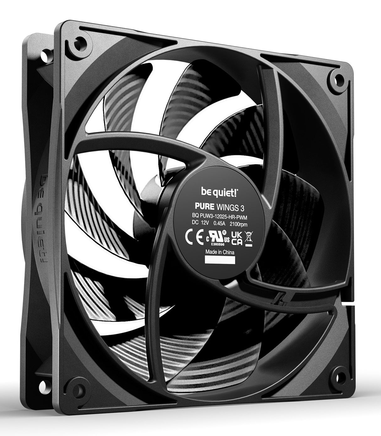 EAN 4260052190784 - be quiet! Pure Wings 3 120mm PWM high-speed Carcasa del ordenador Ventilador 12 cm Negro 1 pieza(s) imagen 2