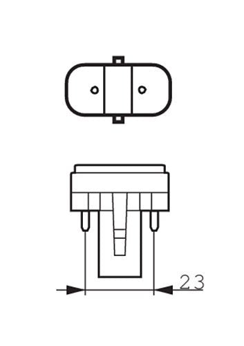 Philips 62488880 Lámpara Ultravioleta (Uva) 11 W G23