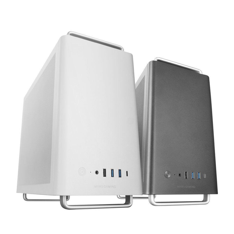 Caja Gaming Minitorre Mars Gaming Mc-Elite Blanca