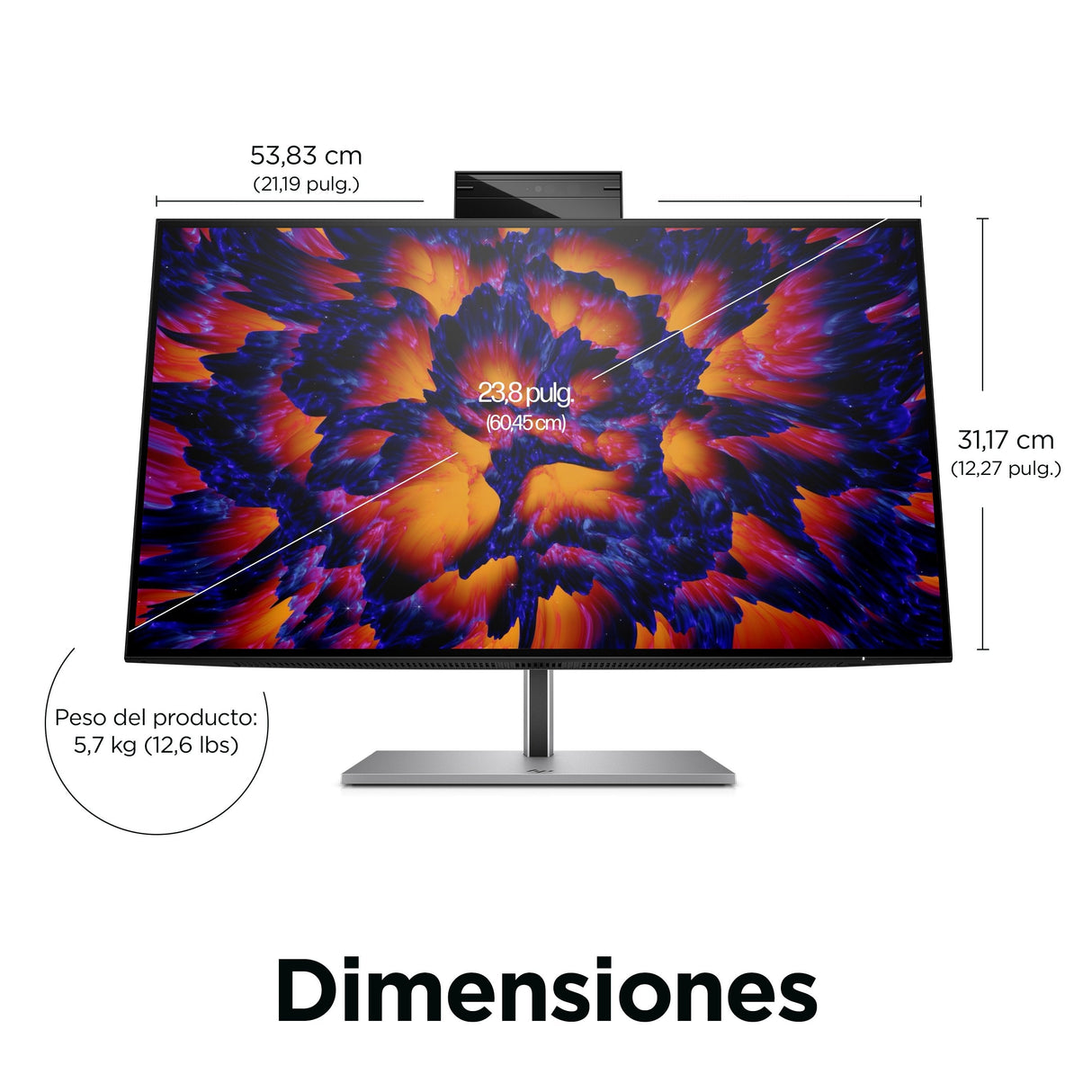 EAN 0196188123478 - HP Z24m G3 QHD Conferencing Display pantalla para PC 60,5 cm (23.8") 2560 x 1440 Pixeles Quad HD LCD Plat imagen 15