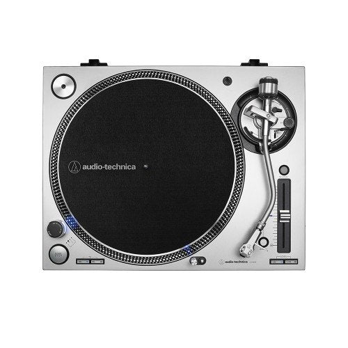 Audio-Technica At-Lp140xp Tocadiscos De Tracción Directa Para Dj Plata