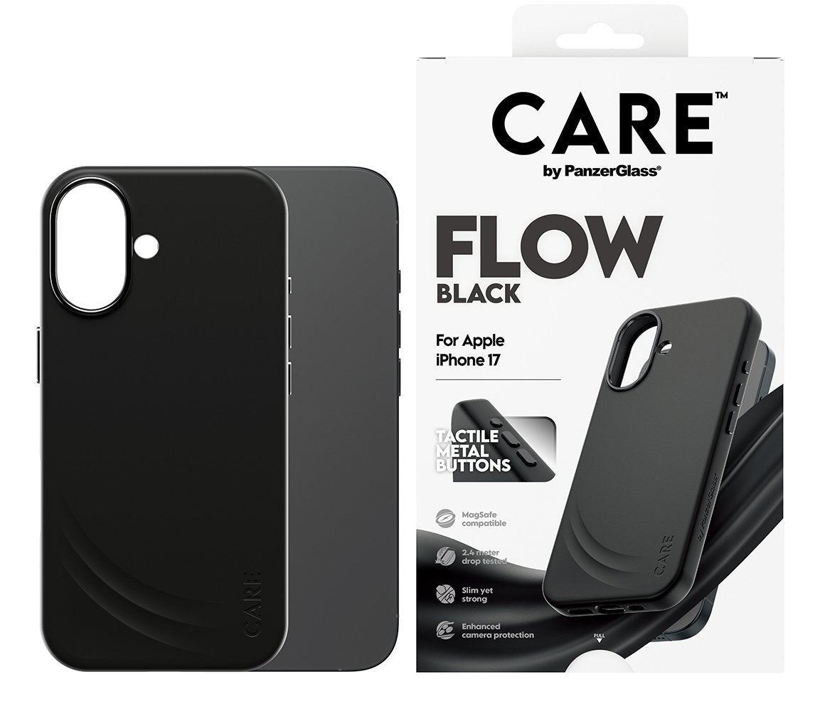 Panzerglass Care By ® Flow Case Black W. Magsafe Iphone 17 Funda Para Apple - Iphone 17 Negro