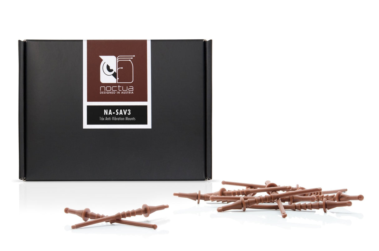 Noctua Na-Sav3 Montos Anti Vibración, Fija/Montaje Marrón Na-Sav3