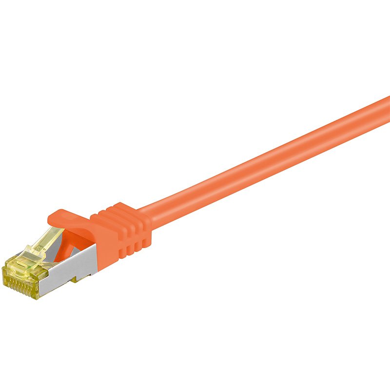 Goobay Rj-45 Cat7 7.5m Cable De Red 7,5 M S/Ftp (S-Stp) Naranja