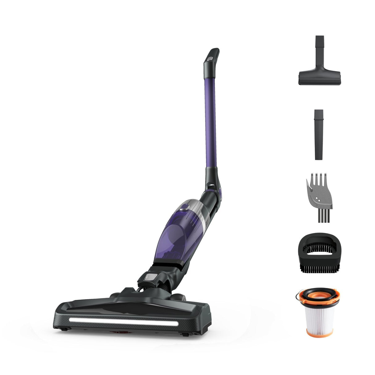 Aspirador Rowenta Xtrem Compact 2-En-1 Rh1238 Negro/Morado