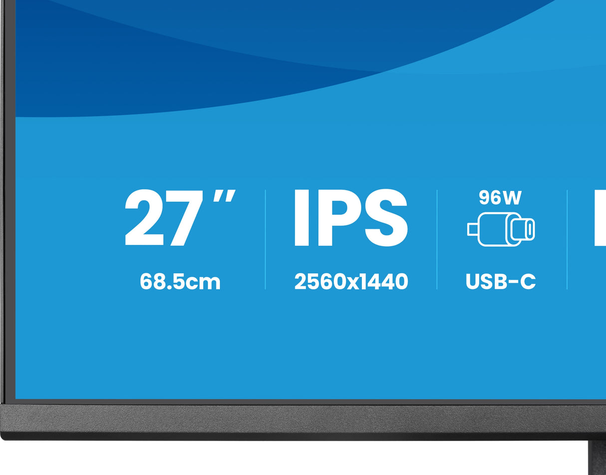 Monitor Iiyama 27" Xb2797qsnph-W1 16:9 Hdmi+Dp+2xusb-C