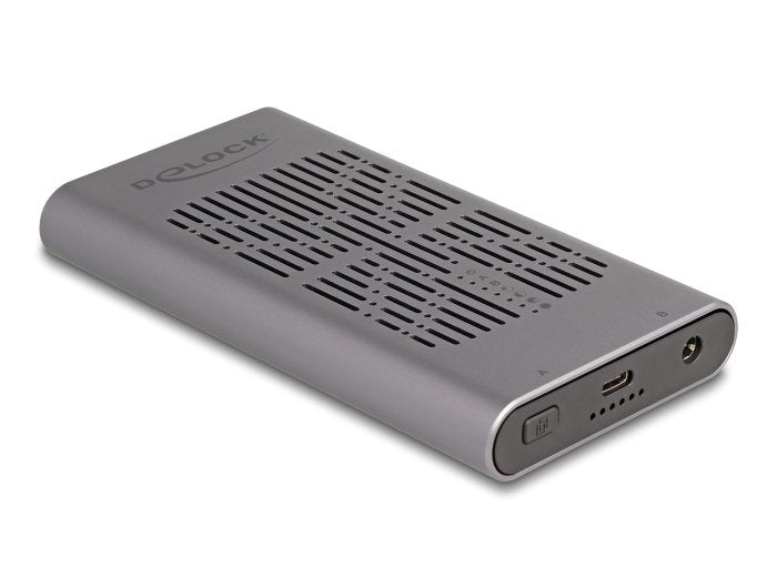 Delock 42027 Caja Externa Usb 20 Gbps Para 2 X Ssd M.2 Nvme Pcie Con Usb Type-C Hembra Y Función De Clonación
