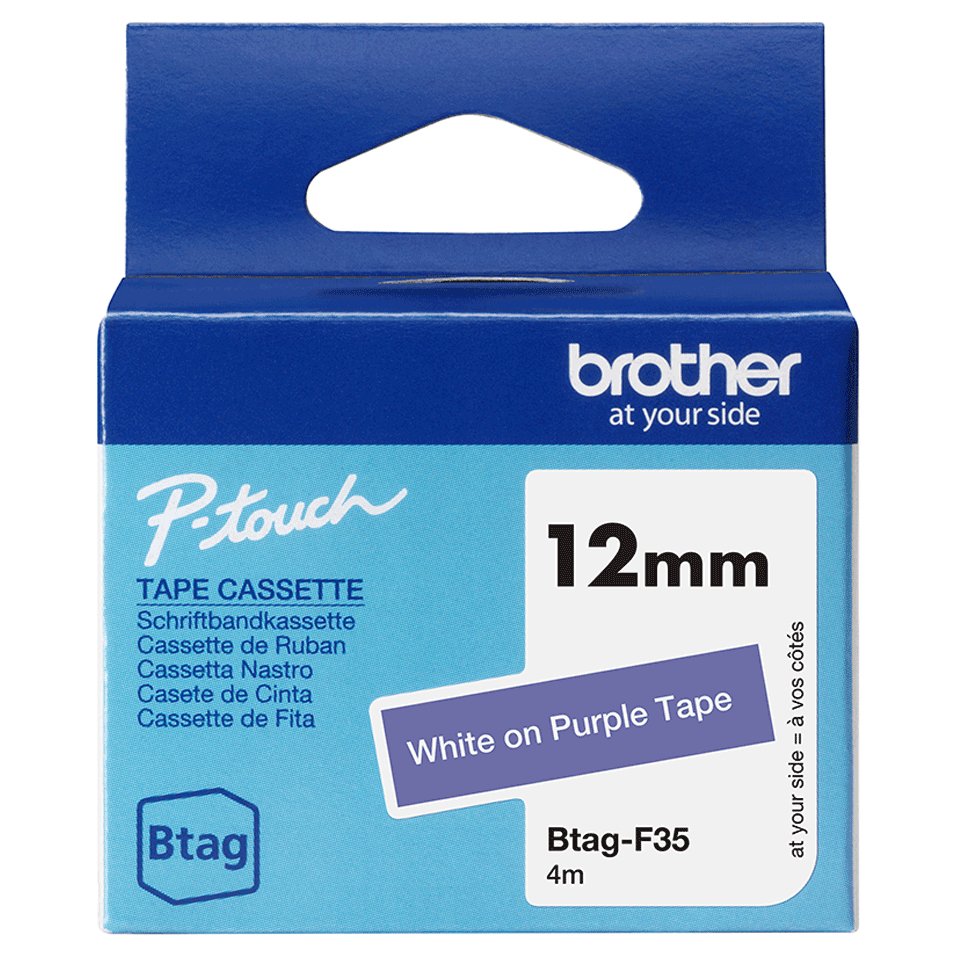 Brojoher Cinta Btagf35 / Btag-F35 Blanco Auf Lila