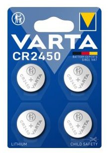 1x4 Varta Electronic Cr 2450 06450101404