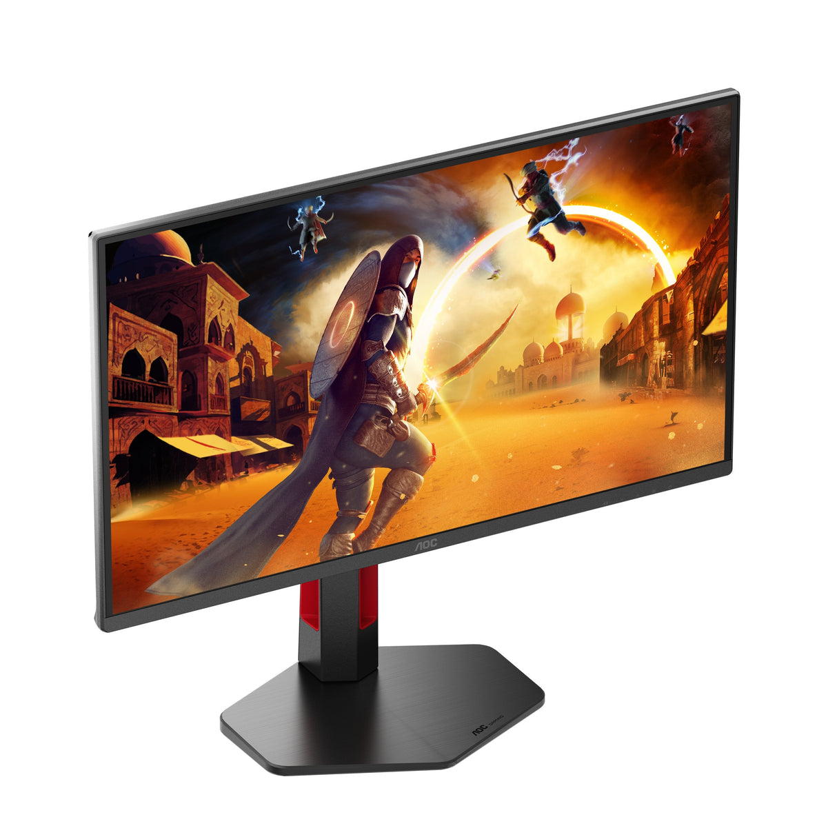 Monitor Aoc G4 Q25g4sr 24.5" 2560 X 1440 Pixeles Quad Hd Led Negro, Rojo