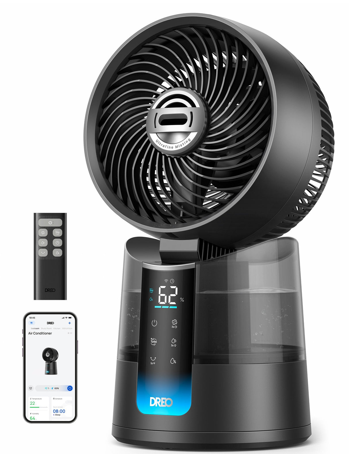 Dreo - Turbocool Miming Fan, 516s Desk