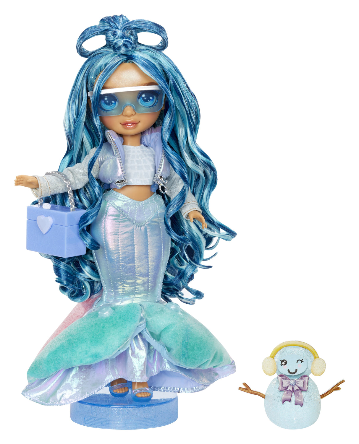 Muñeca Entretenimientos Rainbow High Winter Wonderland - Bella (Azul), Muñeca 120834-Euc