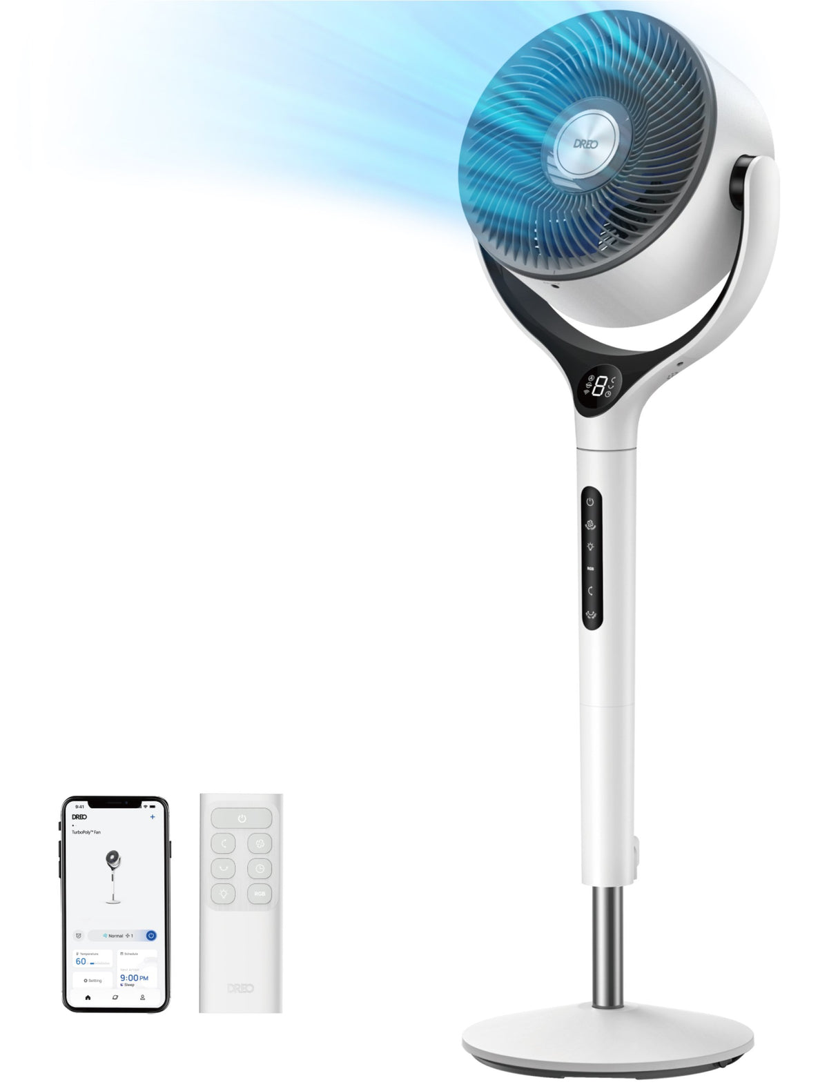 EAN 0810181282696 - Dreo DR-HPF025S ventilador Blanco imagen 3