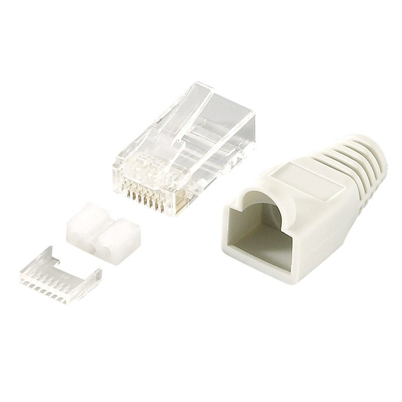 EAN 4052792027488 - LogiLink MP0021 conector RJ45 Gris, Transparente imagen 1