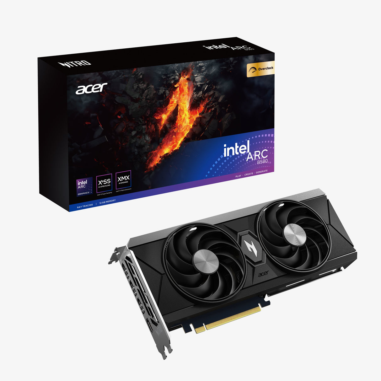 EAN 4711474221148 - Acer Nitro Intel® Arc™ B580 OC Arc B580 12 GB GDDR6 imagen 1