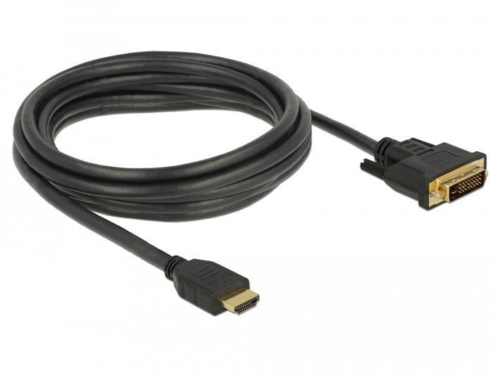 EAN 4043619856558 - DeLOCK 85655 adaptador de cable de vídeo 3 m HDMI tipo A (Estándar) DVI Negro imagen 2