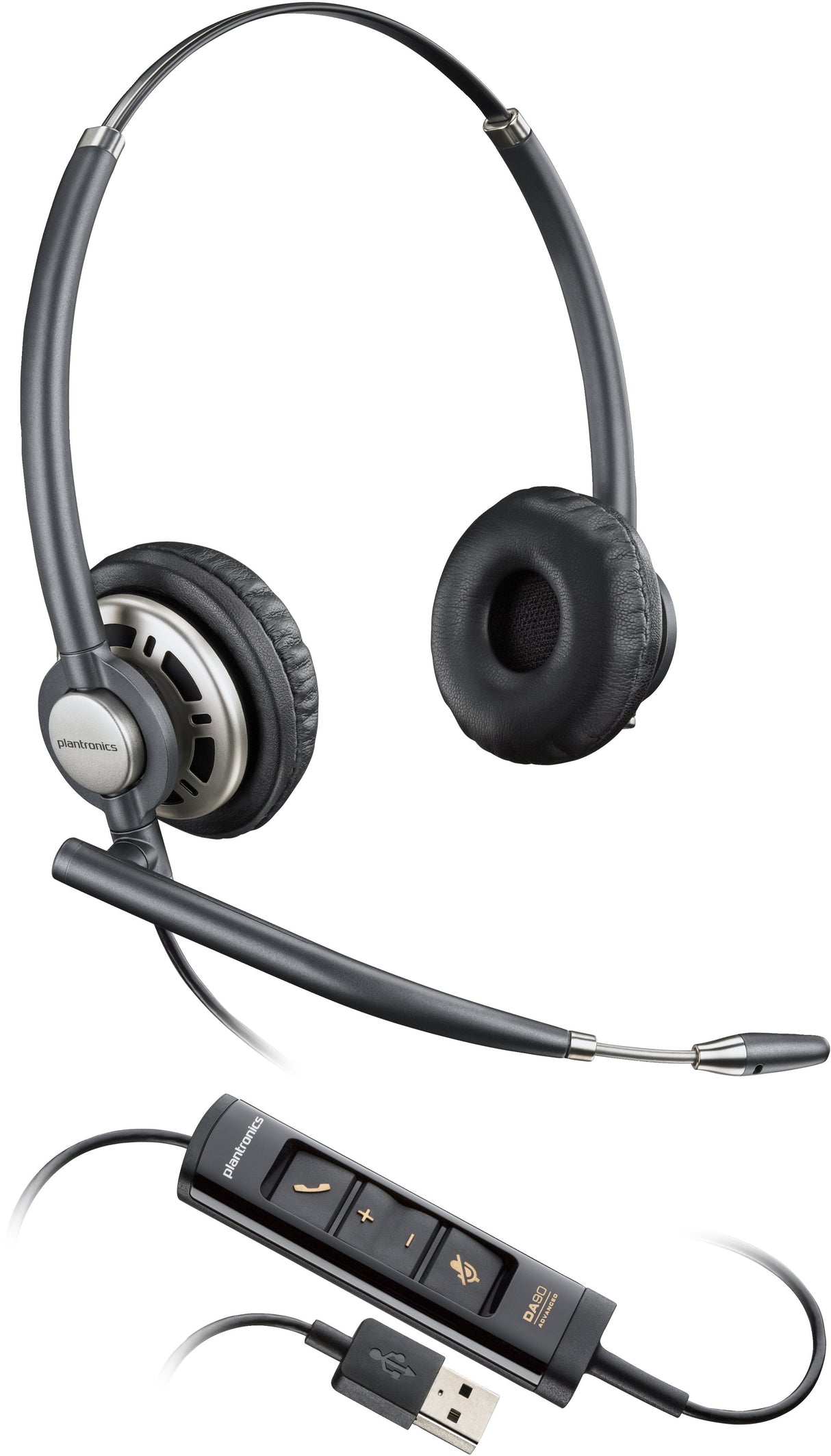 EAN 0197029632388 - Poly EncorePro 725 USB-A Stereo Headset TAA Alámbrico Diadema Oficina/Centro de llamadas USB tipo A Negro imagen 1