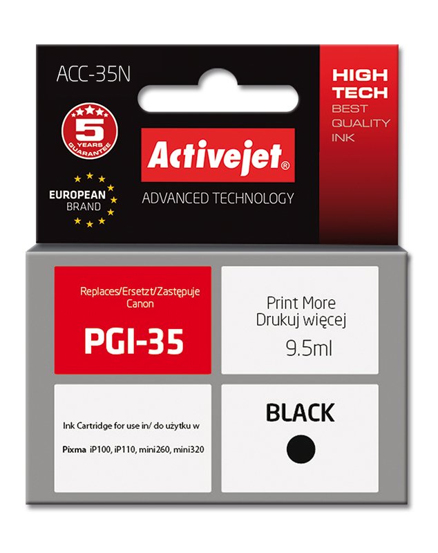 EAN 5901443106838 - Activejet ACC-35N cartucho de tinta 1 pieza(s) Compatible Alto rendimiento (XL) imagen 2