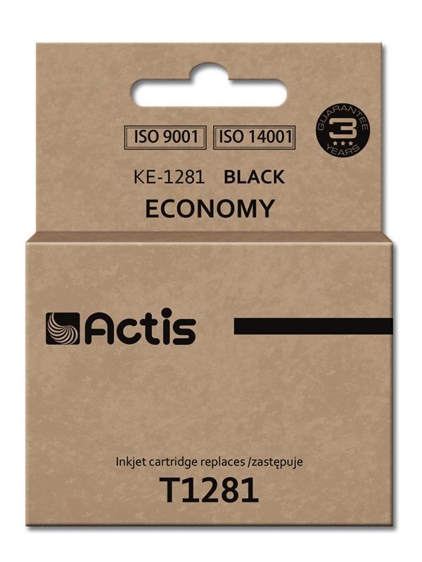 EAN 5901452156893 - Actis KE-1281 cartucho de tinta 1 pieza(s) Compatible Rendimiento estándar Negro imagen 1