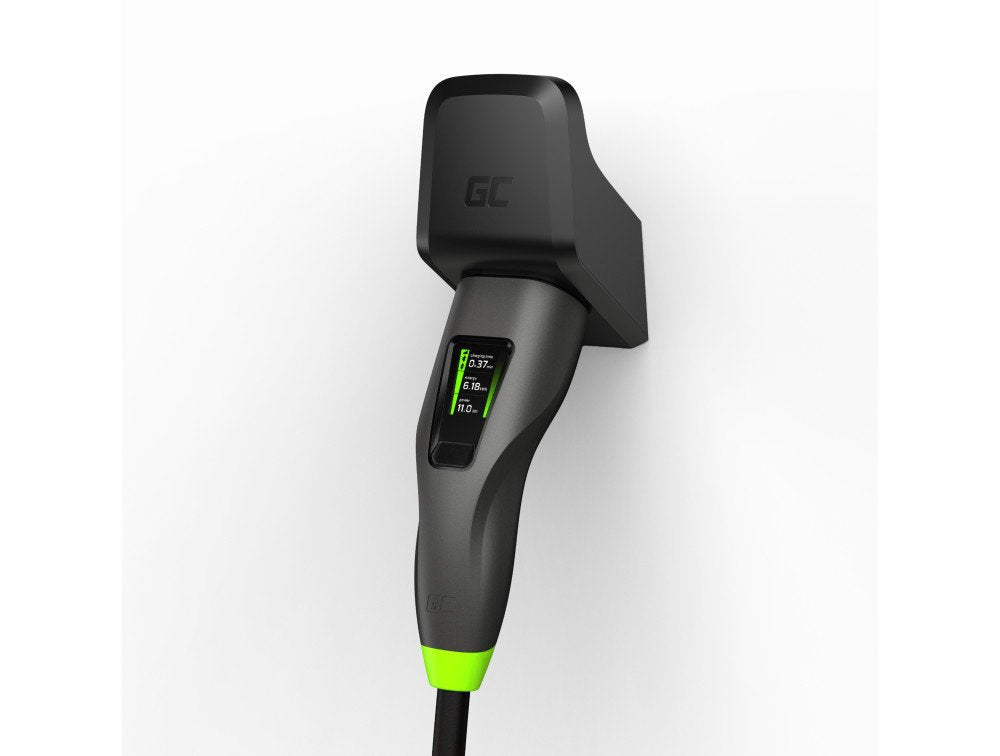 Green Cell Evgcakhh1 Habu Holder Soporte De Cable De Carga Ev Para Enchufe Tipo 2