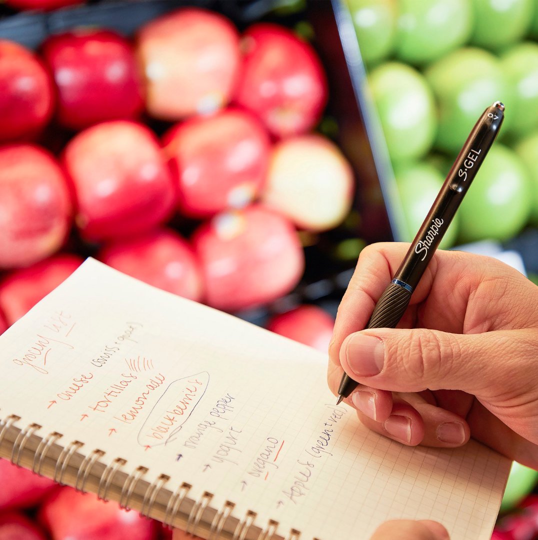 Bolígrafo Sharpie-Gel S-Gel Azul Blíster De 3 Unidades