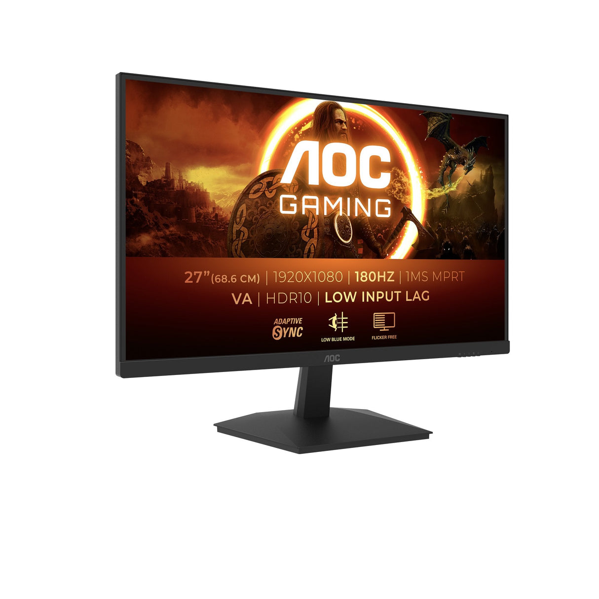 EAN 4038986182294 - AOC G1 27G15N2 pantalla para PC 68,6 cm (27") 1920 x 1080 Pixeles Full HD LCD Negro imagen 3