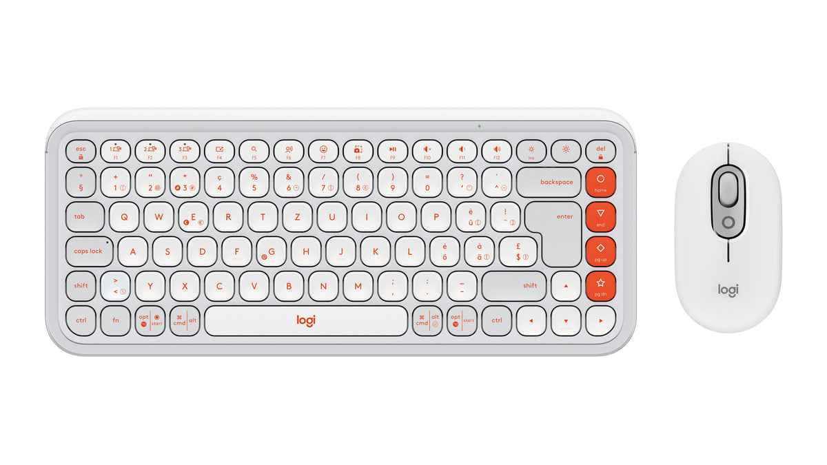 EAN 5099206128309 - Logitech Pop Icon Combo teclado Ratón incluido Universal Bluetooth QWERTZ Suizo Blanco imagen 1