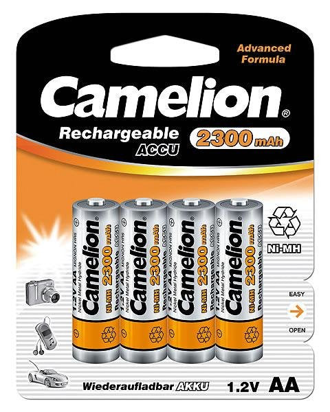 Camelion Aa/Hr6, 2700 Mah, Baterias Recargables Ni-Mh, 4 Pieza(S)