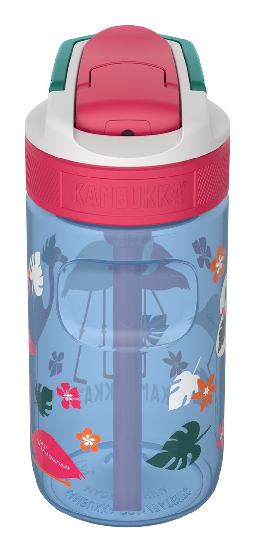 Botella Kambukka Lagoon Blue Flamingo 400 Ml Niebieski