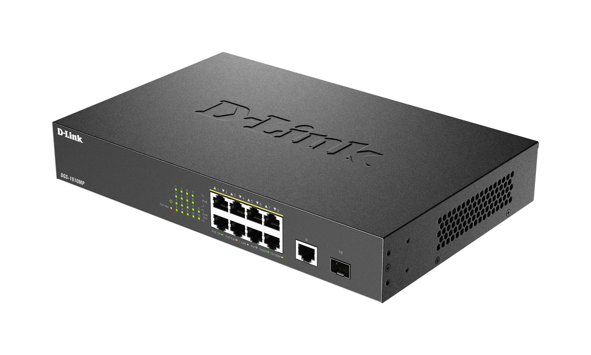 EAN 0790069474101 - D-Link DGS-1010MP/E switch No administrado L2 Gigabit Ethernet (10/100/1000) Energía sobre Ethernet (PoE) imagen 4