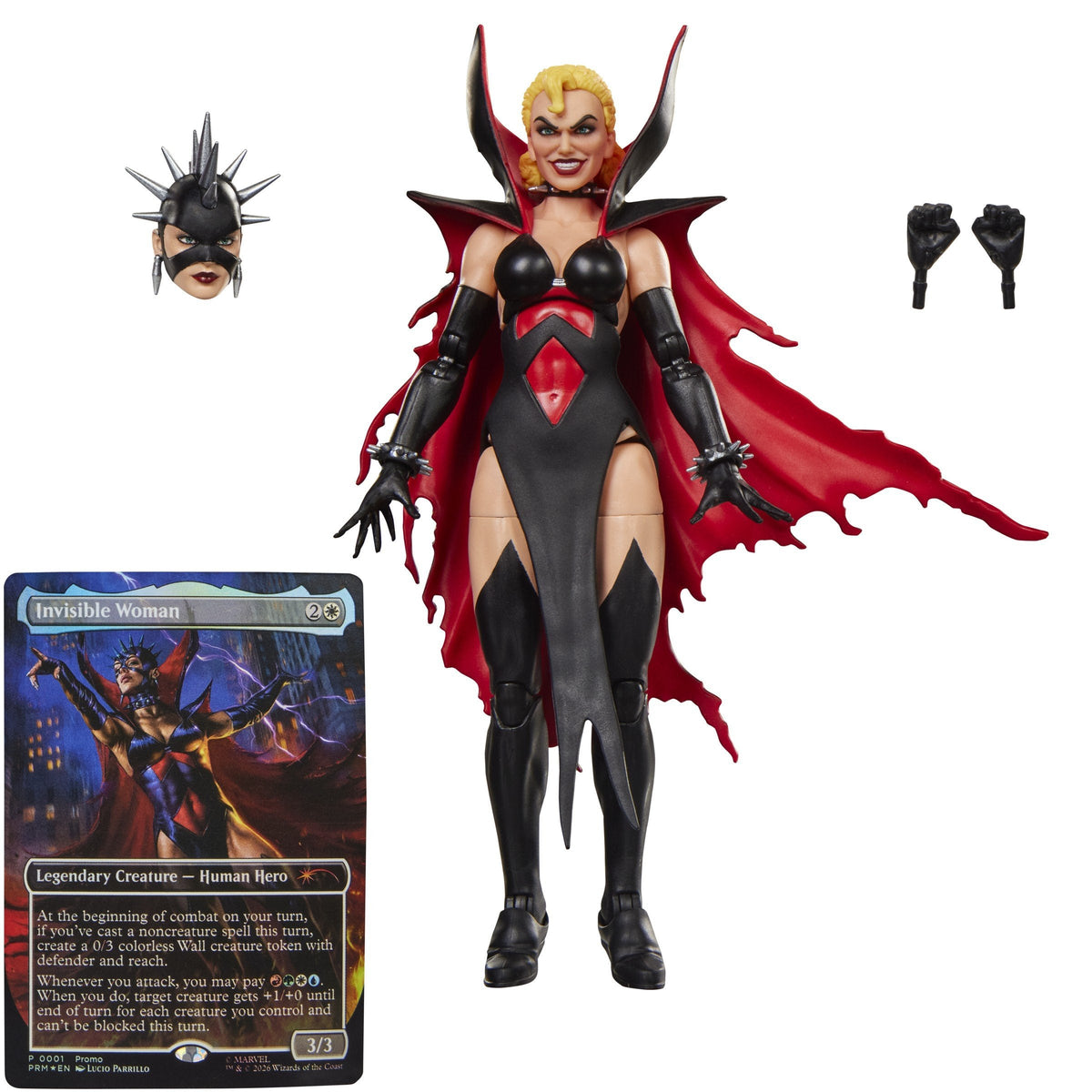Figura Hasbro Marvel Legends Series X Magic: The Gathering Malice (Sue Storm)