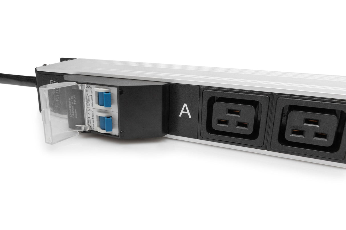 Digitus Pdu It Básica, 1 Fase 32 A, 24 X C13, 4 X C19, Cable De Alimentación De 3 M, Clavija Iec 60309 32 A