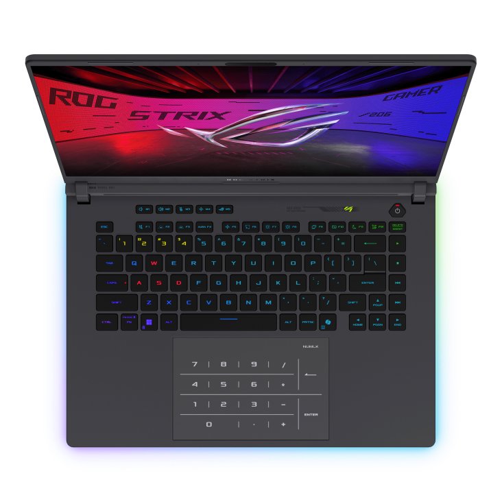 Asus Rog Strix G16 G615lw-S5003 - Ordenador Portátil Gaming De 16" Wqxga 240hz (Intel Core Ultra 9 275hx, 32gb Ram, 1tb Ssd, Nvidia Rtx 5080 16gb, Sin Sistema Operativo) Gris Eclipse - Teclado Qwerty Español
