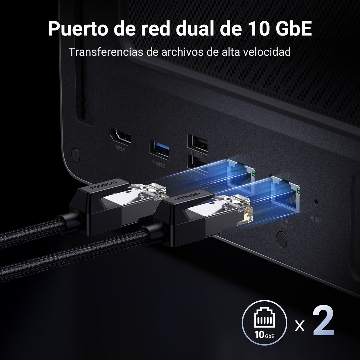 EAN 6941876228997 - Ugreen NASync DXP6800 Pro NAS Compacto Intel® Core™ i5 i5-1235U 8 GB DDR5 0 TB UGOS Pro Negro imagen 5