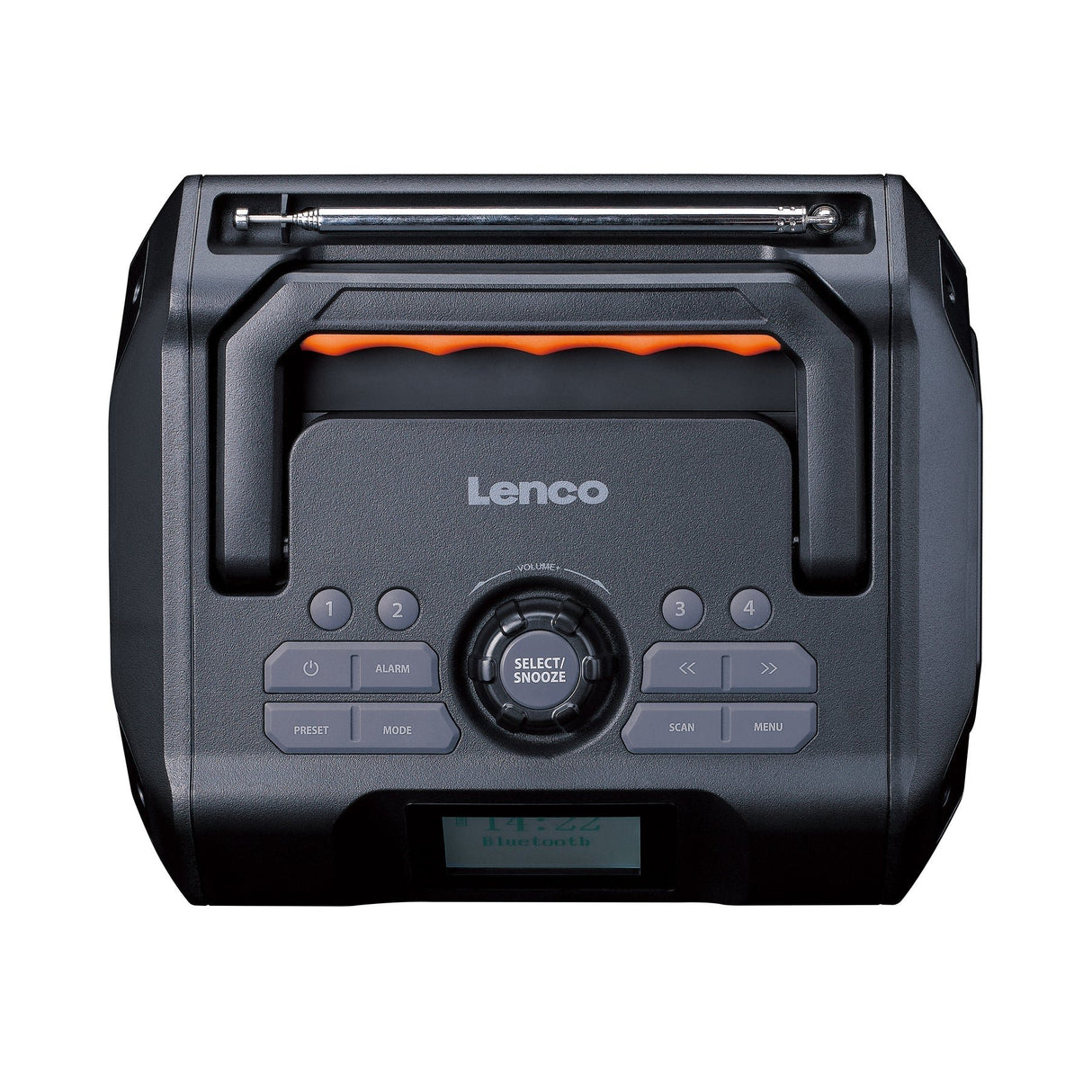 EAN 8711902086369 - Lenco ODR-160GY radio Portátil Analógico y digital Negro, Naranja imagen 4