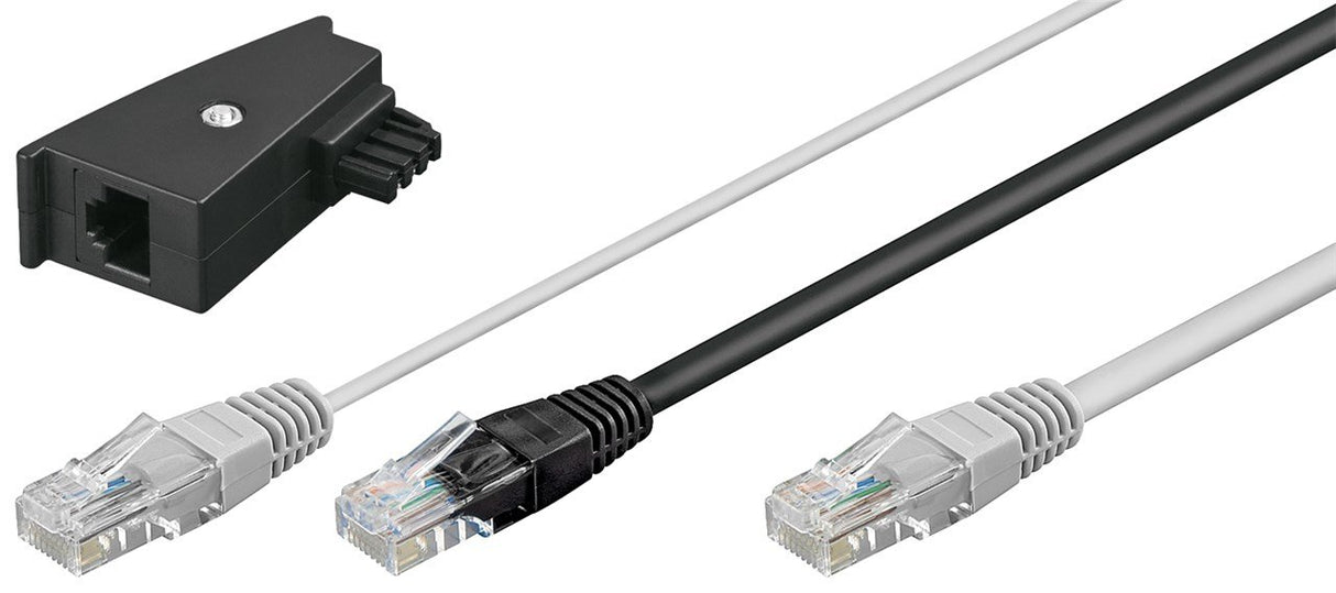 EAN 4040849952869 - Goobay 95286 cable de red Negro, Gris 3 m U/FTP (STP) imagen 2