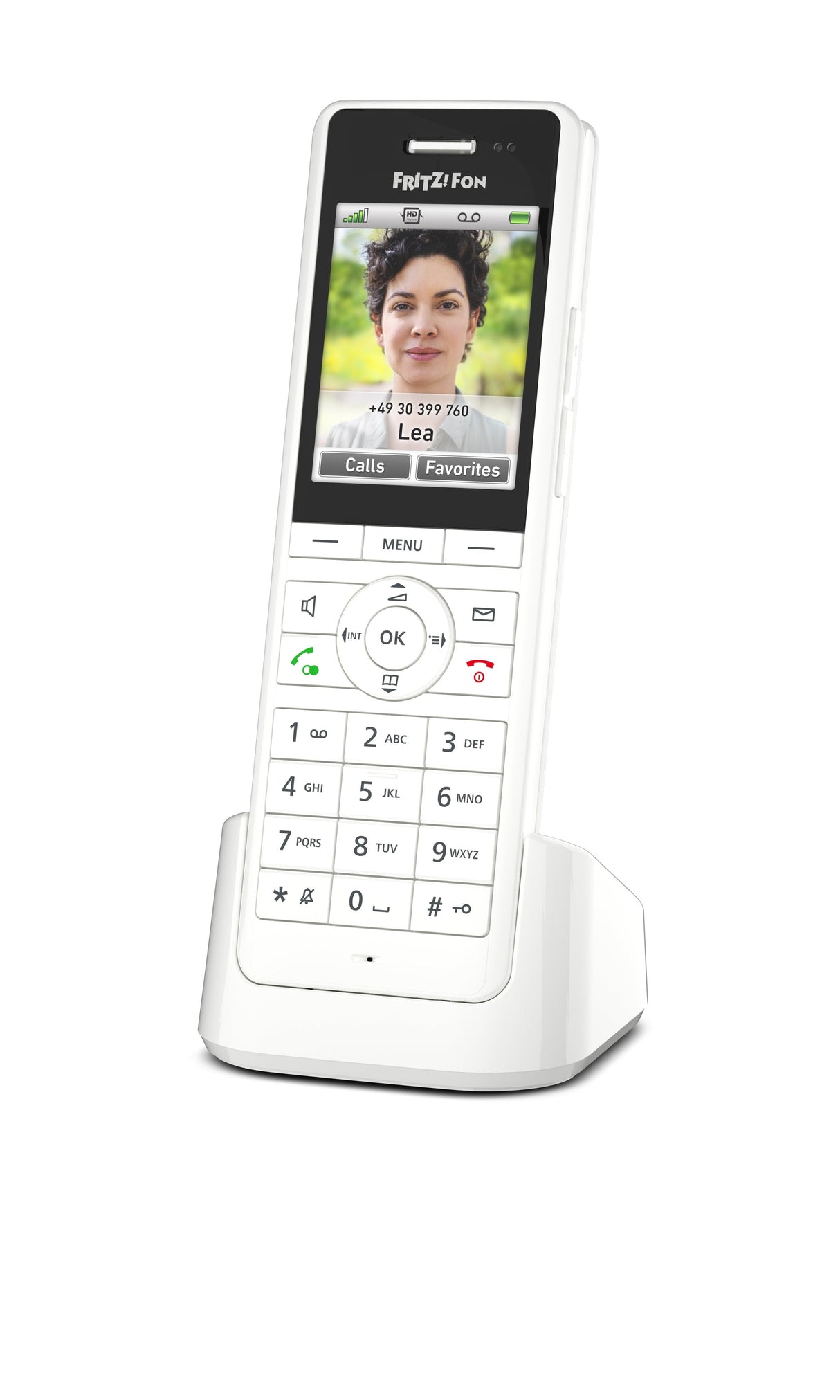 Teléfono Fritz!Fon X6 Dect Identificador De Llamadas Blanco