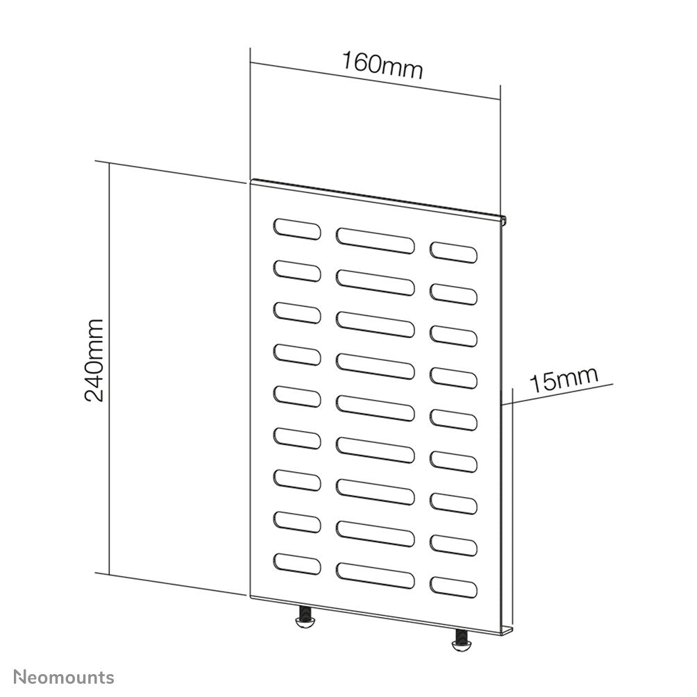 EAN 8717371447335 - Neomounts NS-MBTC100BLACK accesorio para soporte de monitor imagen 4
