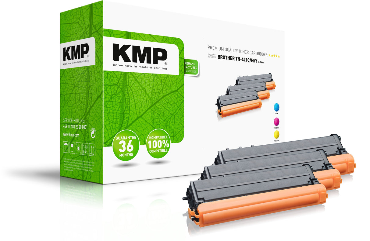 Kmp Tóner Compatible Para Brother Tn421c M Y Multipack B-T99v Remanufactured