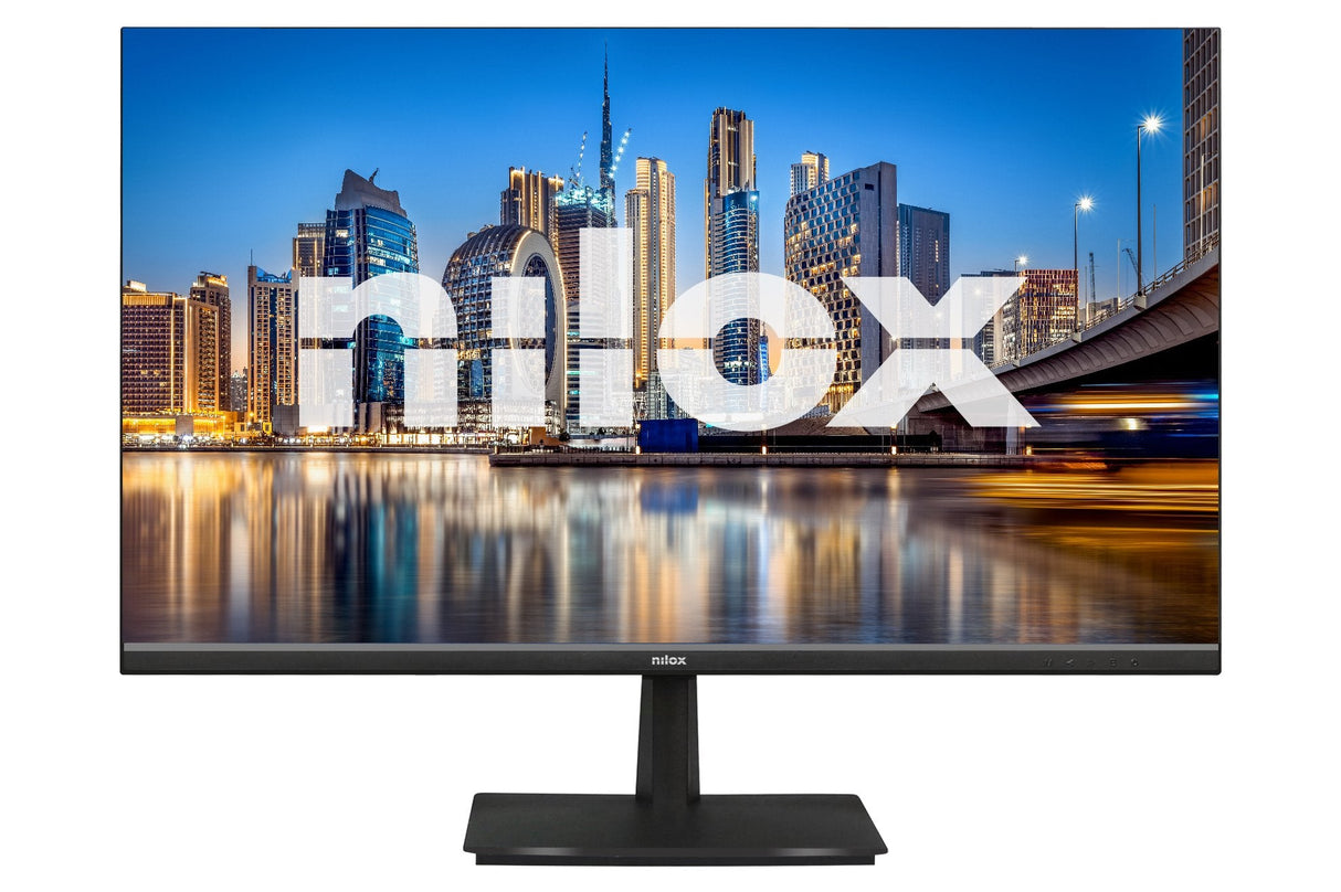 Monitor 27" Hdmi Vga Nilox Nxm272k012 Ahva 2k 100hz 1ms 300cd/Mâ² Vesa 100x100 Negro