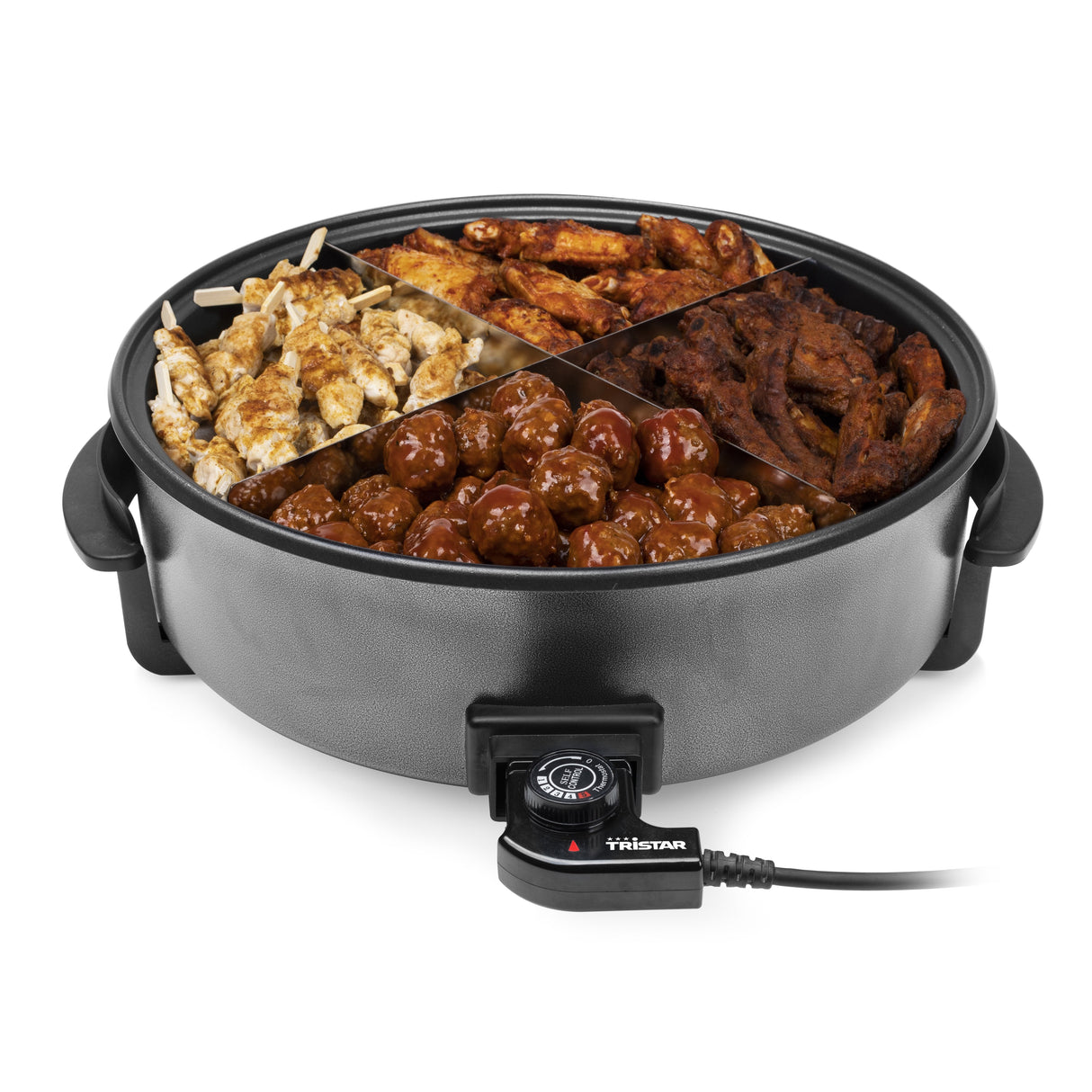 Paellera Eléctrica Tristar Pz-9145 Multifunción Xxl Ø40cm 1500w