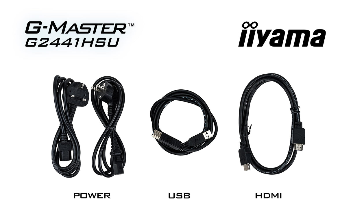 Iiyama 60.5cm 23.8" G2441hsu-B1 16:9 Hdmi+Dp+2xusb Ips