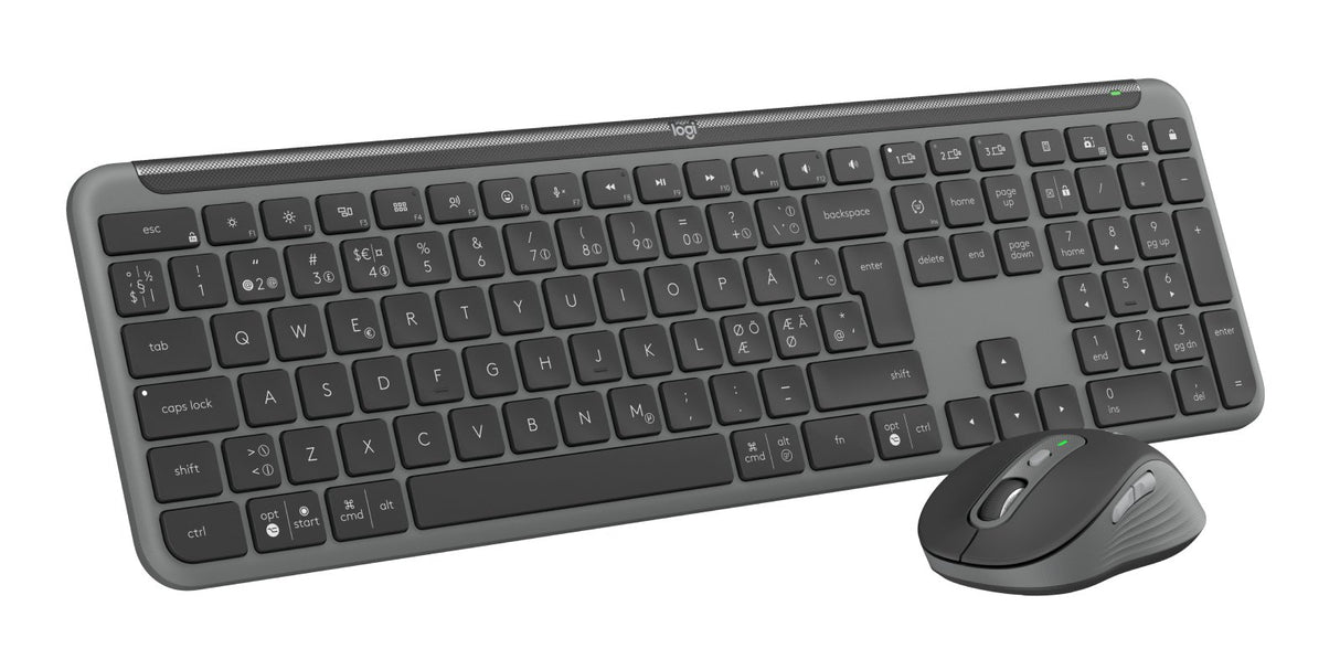 EAN 5099206119314 - Logitech MK950 teclado Ratón incluido Oficina RF Wireless + Bluetooth QWERTY Nórdico Grafito imagen 4