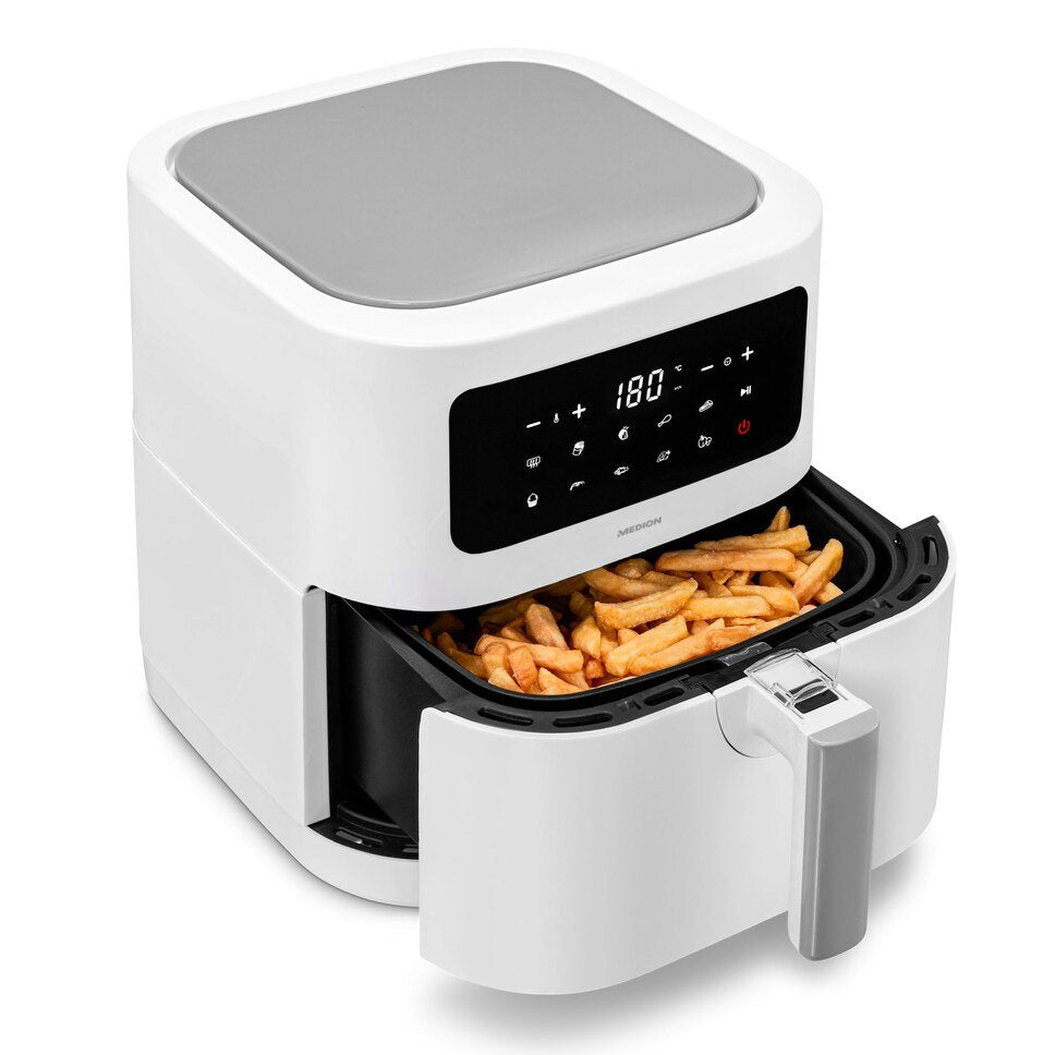 Medion Freidora Life Md 11740 E40 Xl (Blanco, 2.150 Watt, Korb 5,2 Liter) 50076198