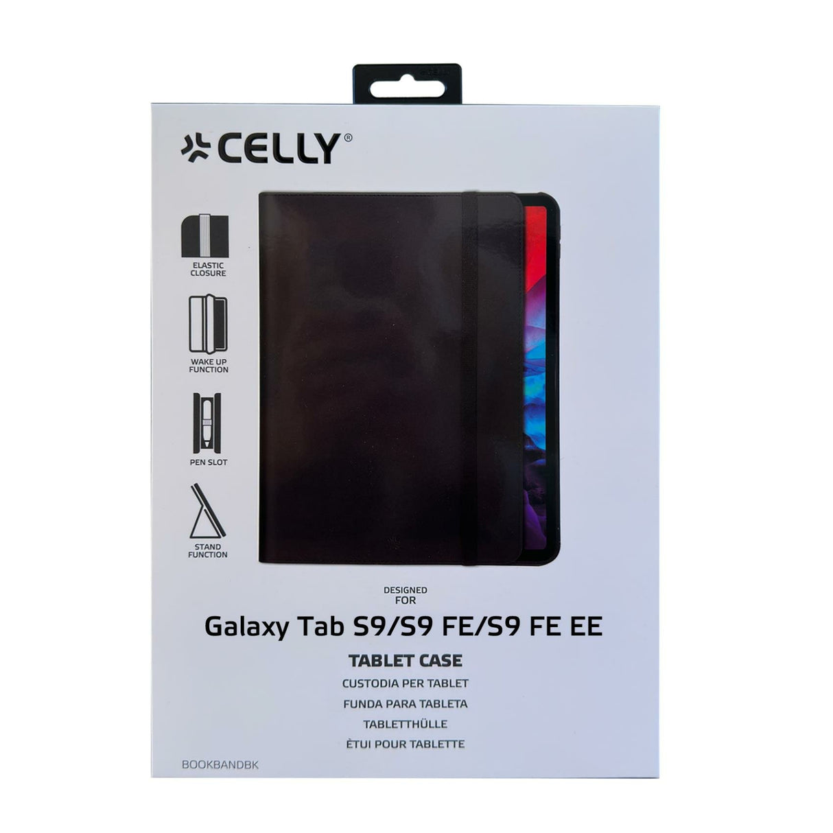 EAN 8021735208938 - Celly BOOKBAND12 funda para tablet 27,9 cm (11") Folio Negro imagen 5