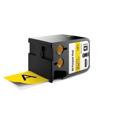 Dymo Cinta De Transferencia Términa Negro Sobre Amarillo 54mmx7m Vinilo