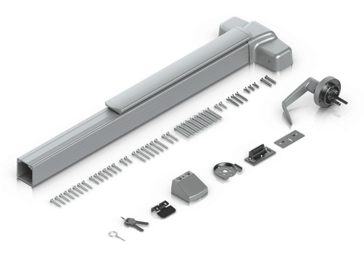 A Single-Latched Bar Installed On Emergency Exit