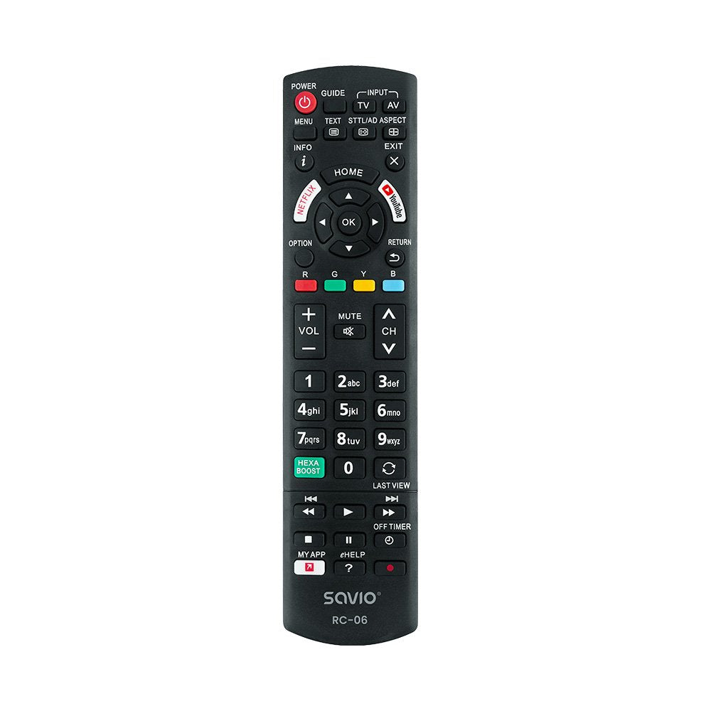 Savio Rc-06 Universal Remote Control / Tv Replacement Panasonic