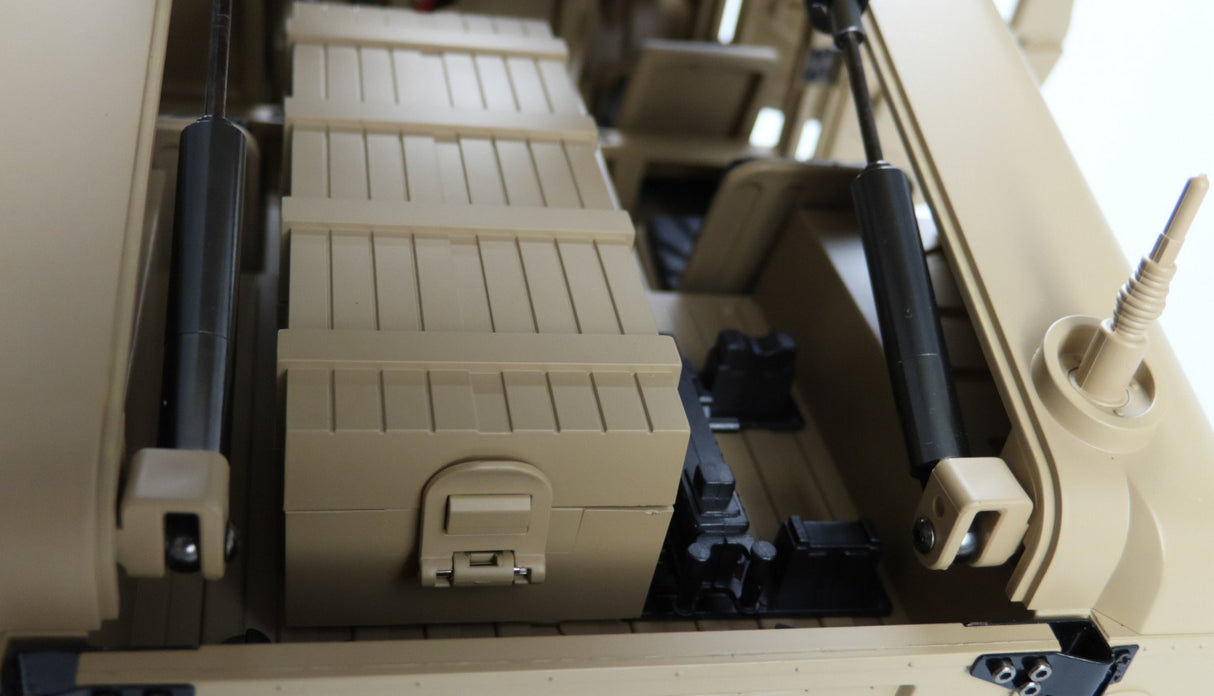 EAN 4260631422503 - Amewi 22418 modelo controlado por radio Camión militar Motor eléctrico 1:10 imagen 10